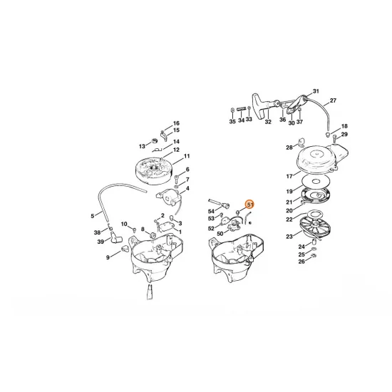 STIHL  Śruba z łbem cylindrycznym M4x10 9047 319 0650